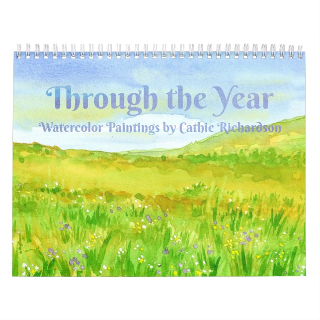 Im Laufe des Jahres Aquarellbilder Kalender (Titelbild)