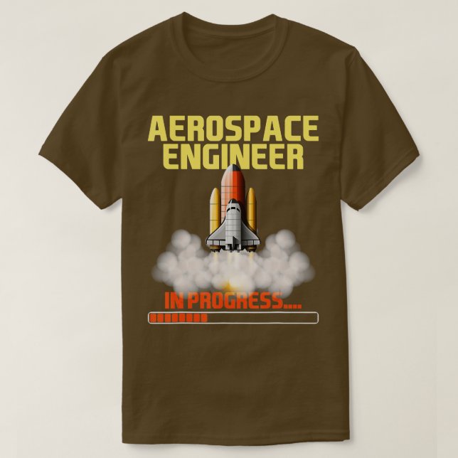 Im laufenden Luftfahrtingenieur T-Shirt (Design vorne)