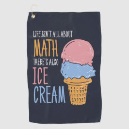 Im Leben geht es nicht nur um Mathe, sondern auch Golfhandtuch