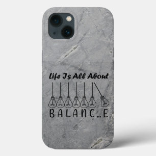 Im Leben geht es um die Balance motivierend Inspir Case-Mate iPhone Hülle