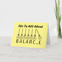 Im Leben geht es um die Balance motivierend Inspir