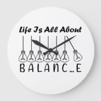 Im Leben geht es um die Balance motivierend Inspir