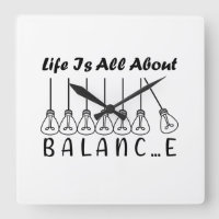 Im Leben geht es um die Balance motivierend Inspir