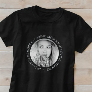 Im lieben Gedächtnis einfach modernes, benutzerdef T-Shirt