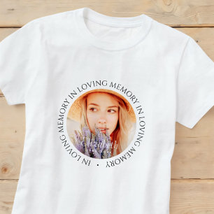 Im lieben Gedächtnis einfach modernes, benutzerdef T-Shirt