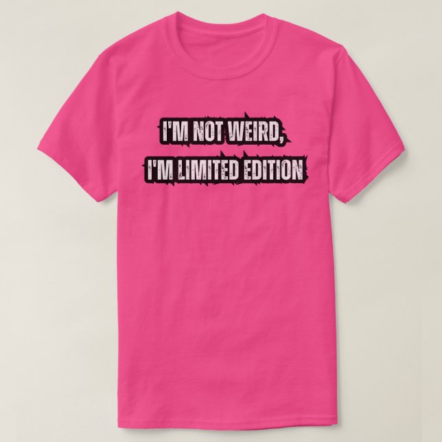 Im limitierten Ausgabe 1 T-Shirt (Design vorne)