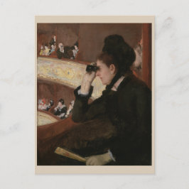 Im Loge Mary Cassatt Postkarte