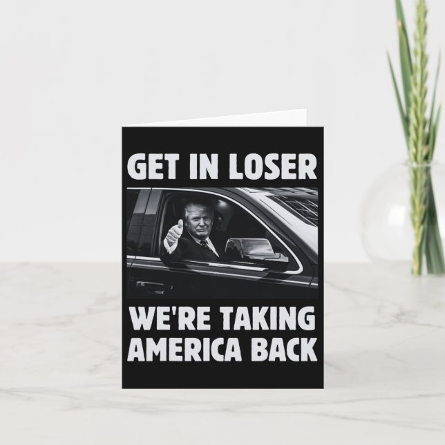 Im Loser gehen wir zurück nach Amerika 2024 Electi Karte (Vorderseite)