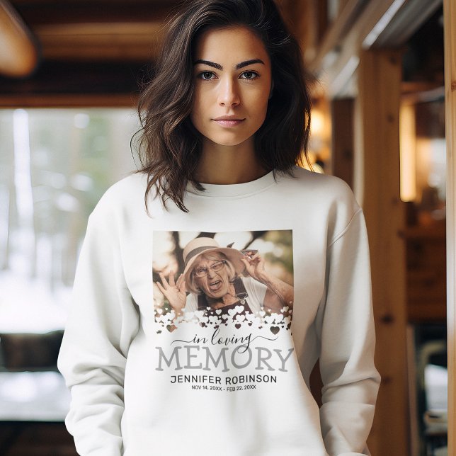 Im Love Memory Tribute Foto Sweatshirt (Von Creator hochgeladen)