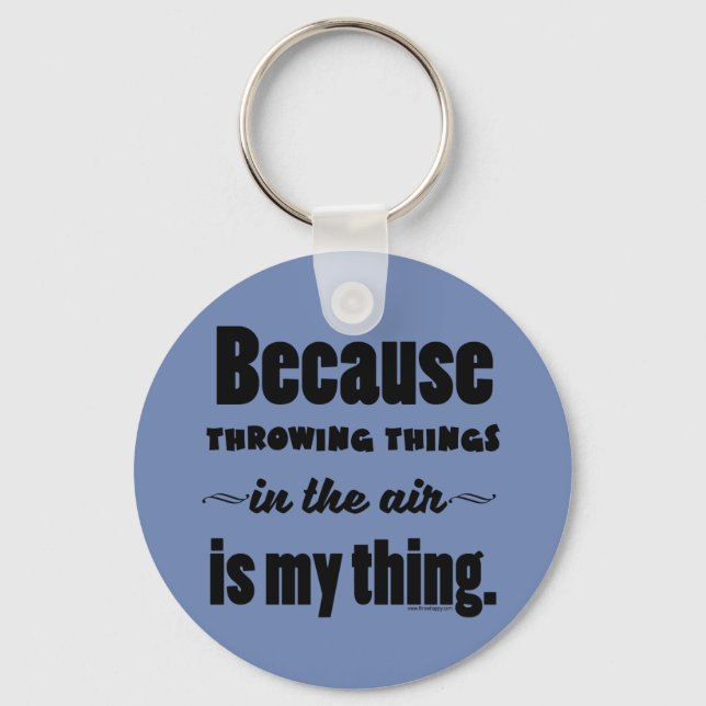 Im Luftschuss Discus Javelin Hammer Geschenk mache Schlüsselanhänger (Vorderseite)