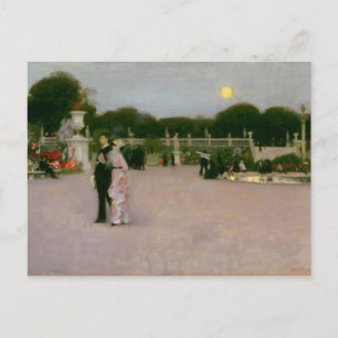 Im Luxembourg-Garten 1879 John Singer Sargent Postkarte
