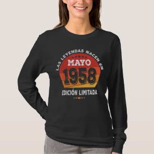 Im Mai 1958 Geboren 64. Geburtstag 64 Jahre T-Shirt