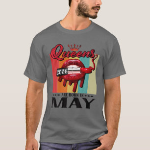 Im Mai 2006 wurde Königin Geboren in Lips-Mädchen T-Shirt