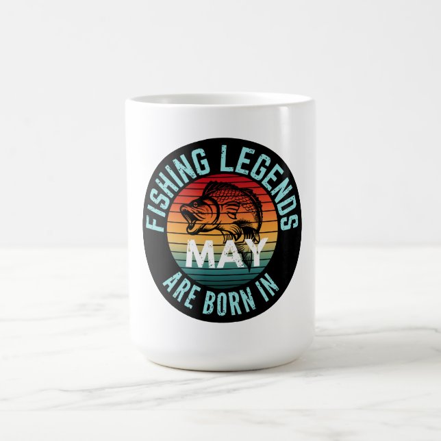 IM MAI SIND DIE FISCHEREIVORSCHRIFTEN GEBOREN KAFFEETASSE (Mittel)