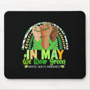 Im Mai trage ich einen Regenbogen für die psychisc Mousepad