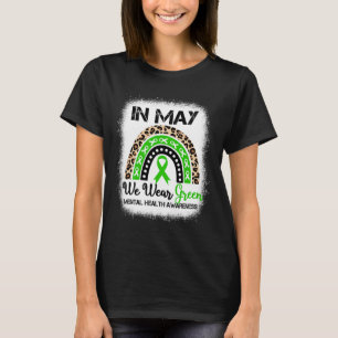 Im Mai tragen wir ein grünes Mental Health Awarene T-Shirt