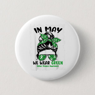 Im Mai tragen wir einen grünen Himmelskrankenwarnm Button