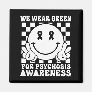 Im Mai tragen wir grüne groovy Smile Face Psychose Magnet