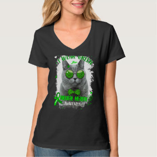 Im Mai tragen wir grüne Mental Health Awaren T-Shirt