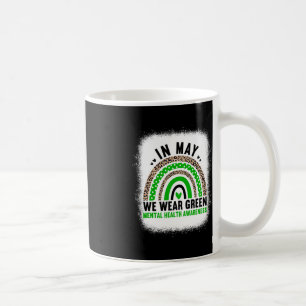 Im Mai tragen wir grünes - Regenbogen-Material für Kaffeetasse