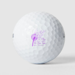 Im Mai tragen wir Lila Lupus Awareness Dandelion.p Golfball