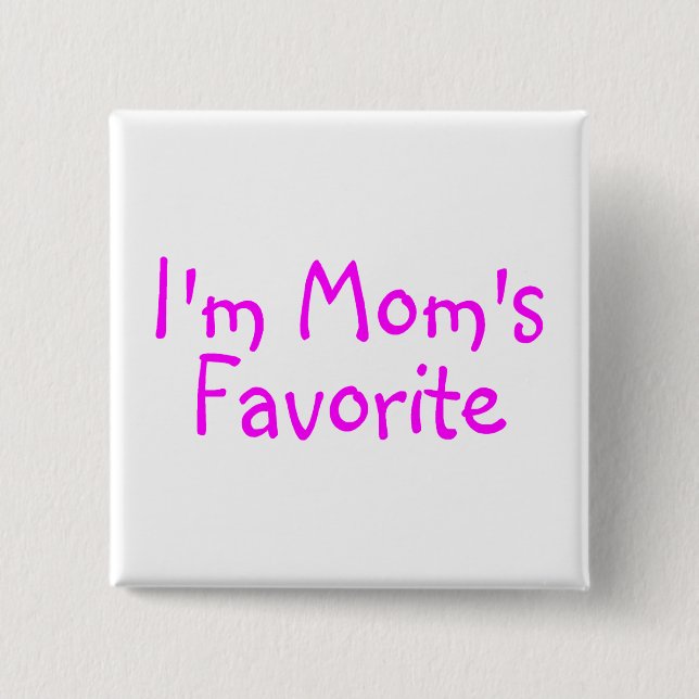 Im Mamas Lieblings Button (Vorderseite)