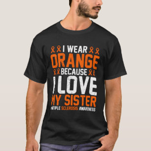 Im März trage ich Orange, weil ich meine Schwester T-Shirt