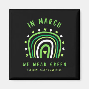 Im März tragen wir das Bewusstsein der grünen Zere Magnet