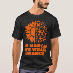 Im März tragen wir eine multiple Sklerose durch So T-Shirt