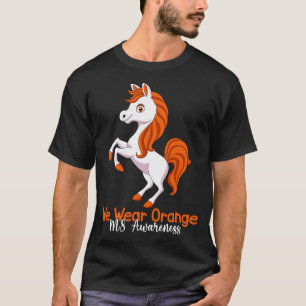 Im März tragen wir Orange Einhorn Frau Multiple Sc T-Shirt
