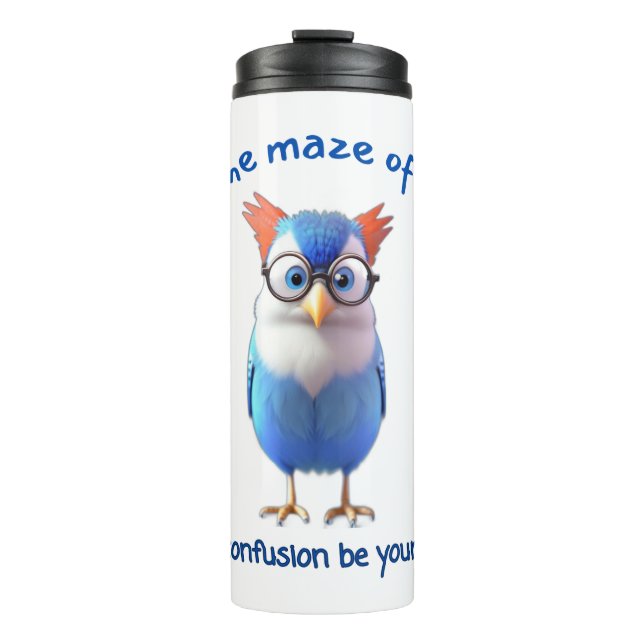 Im Maze des Lebens, Lass Verwirrung ist dein Leitf Thermosbecher (Vorderseite)
