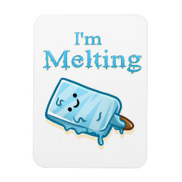 I'm Melting – Cute Popsicle Pun Magnet