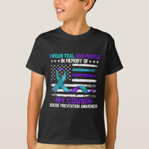 Im Memory Cousin Suizidbewusstsein T-Shirt