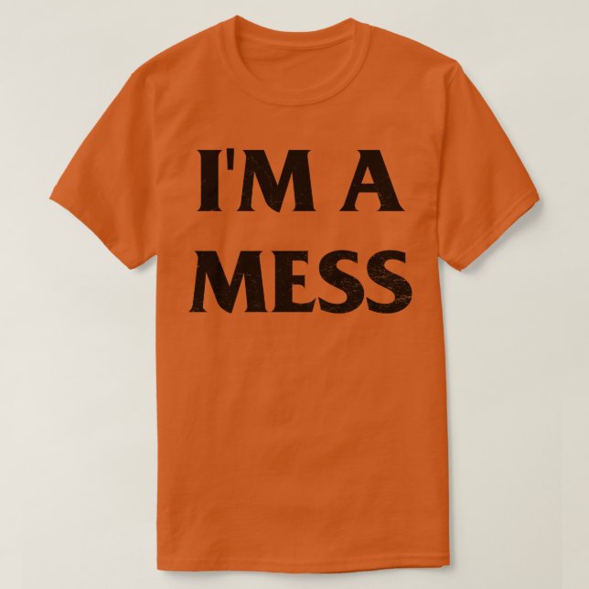 Im Mess Sid Vicious Punk Rock Button T-Shirt (Design vorne)