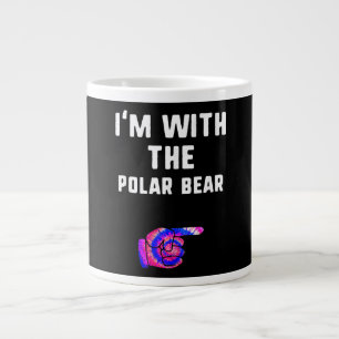 Im mit Polar Bären Gefärbte Krawatte Halloween Cou Jumbo-Tasse