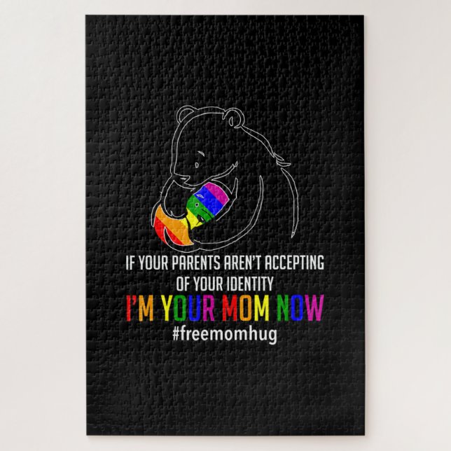 Im Moment in Ihrer Mama - LGBT-freie Hugs Support  (Vertikal)