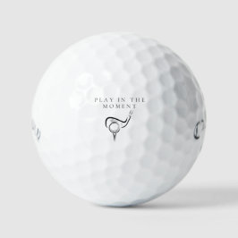 'Im Moment Spielen' Achtsamkeit Ruhig Fokus Gesche Golfball