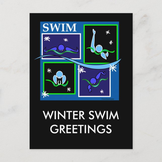 IM Morning Winter Postkarte (Vorderseite)