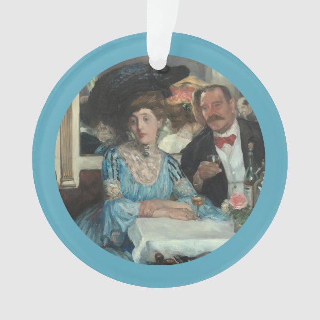 Im Mouquins Restaurant NY - William Glackens Ornament (Vorderseite)