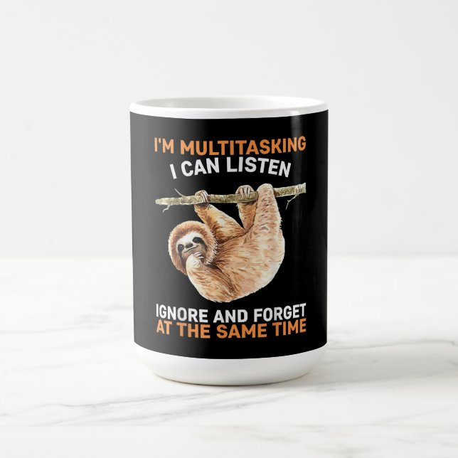 Im Multitasking kann ich ignorieren und vergessen. Kaffeetasse (Mittel)