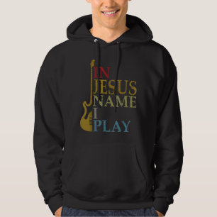 Im Namen Jesu spiele ich Gitarre Hoodie