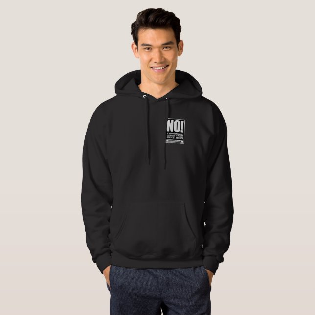 Im Namen Menschlichkeit Hoodie (Vorne ganz)
