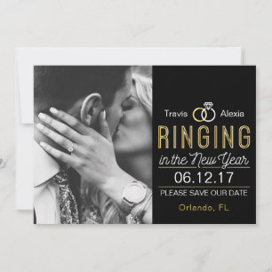 Im neuen Jahr Save the Date schellen