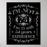 Im nicht 75 Funny 75. Geburtstag