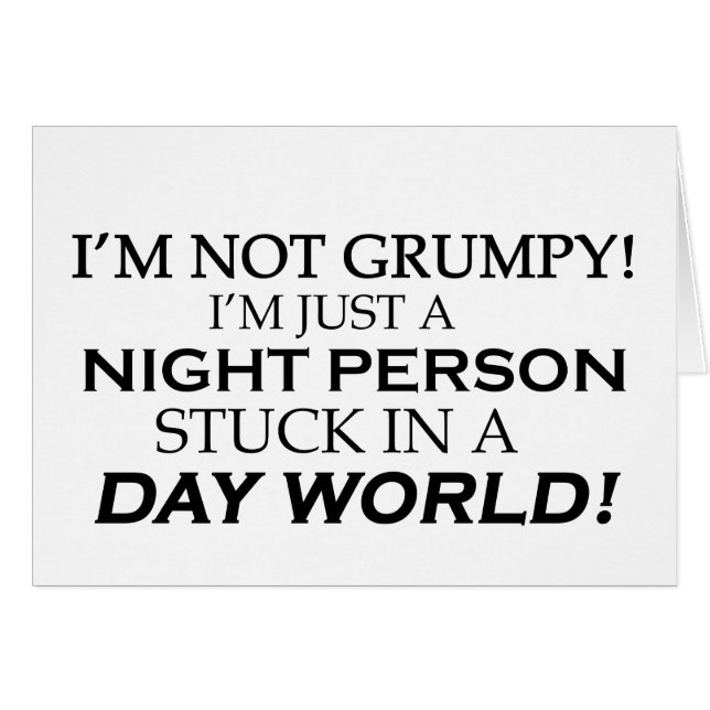 IM NICHT MÜRRISCH (Vorderseite (Horizontal))