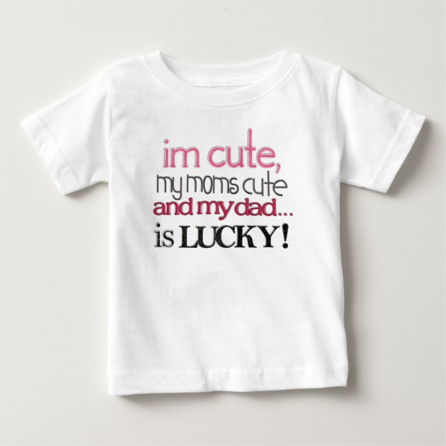 Im niedlich… baby t-shirt (Vorderseite)