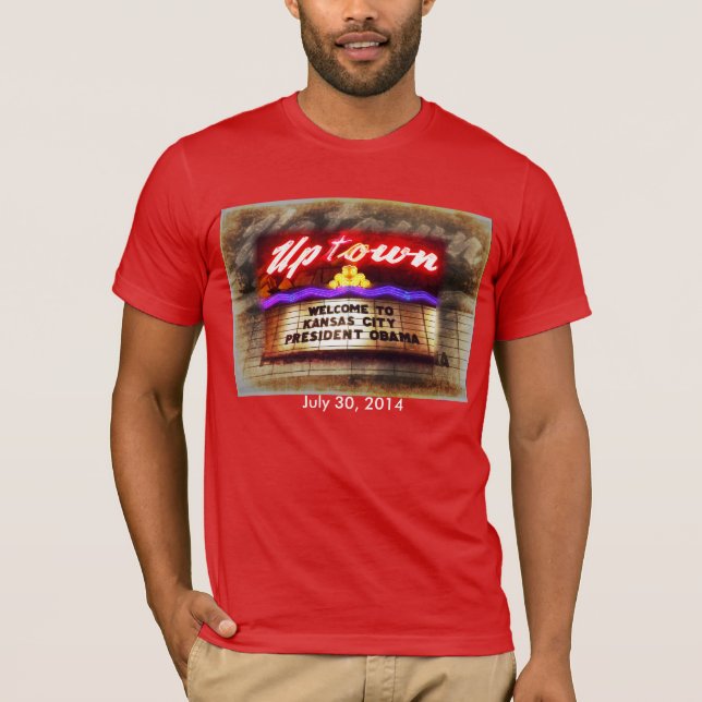 Im Norden Theater-Willkommens-Präsident Obama T-Shirt (Vorderseite)