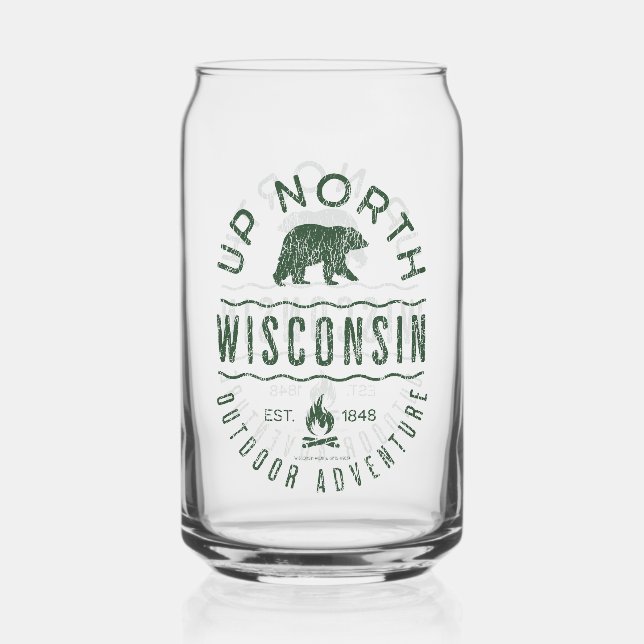 Im Norden Wisconsins Dosenglas (Vorderseite)