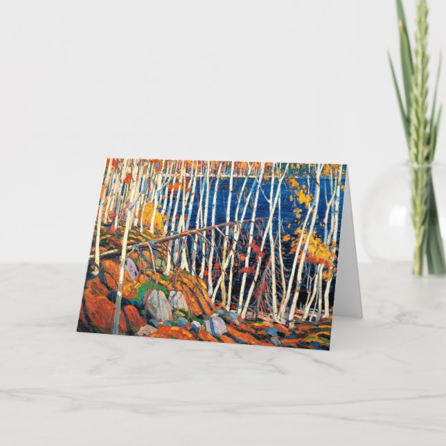 Im Northland, Kunst von Tom Thomson, Karte (Vorderseite)