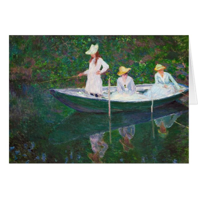 Im norwegischen Boot bei Giverny Claude Monet (Vorderseite (Horizontal))